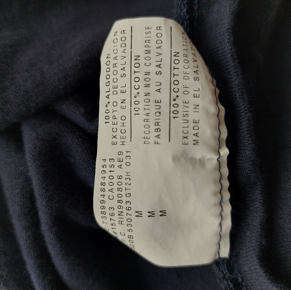 Champion Men's Size Medium Shirt Logo Short Sleeve Tee Blue Top - Picture 5 of 5